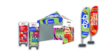 <p>DZib Messestand Outdoor</p>